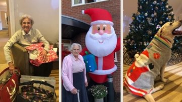 Christmas Day at Newcastle care home